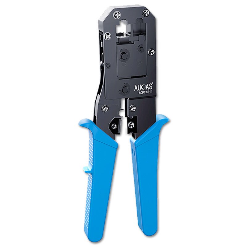 AUCAS RJ45 Crimping Tool Lan Tester Cable Mikrotik Tools Network Cable Tracker Machine Detector Wiring Connector Kit Cat6 Crimp: Tool pliers