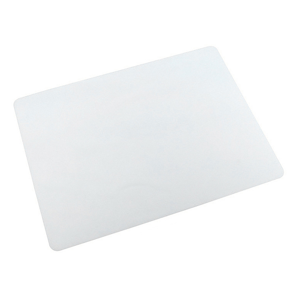 Write Pads Soft silicone Writing Pad Non-Slip Solid Color Writing Mat School Supplies AS99: white