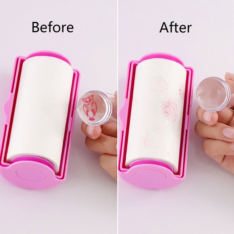 1 rouleau supprimer tampon vernis à ongles papier buvard rose noir feuilles absorbant l'huile manucure outils de nettoyage Nail Art outil de soin