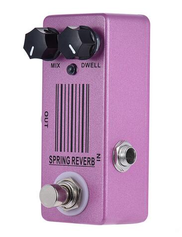 MOSKY Mini Spring Reverb Guitar Effect Pedal Reverb Pedal And True Bypass