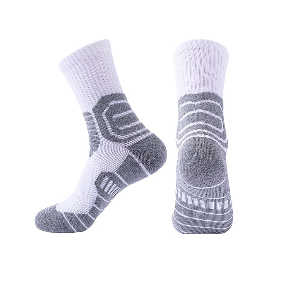 1 Pair Basketball Sports Socks Breathable Footwear Knee-High Socks Ankle Protecter Socks: HW