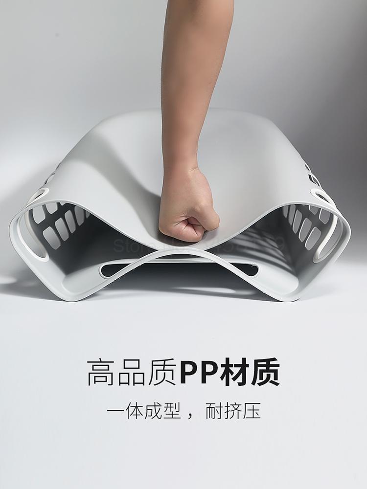Laundry basket laundry change laundry bucket home bathroom bathroom plastic waterproof wall-mounted clothes storage basket