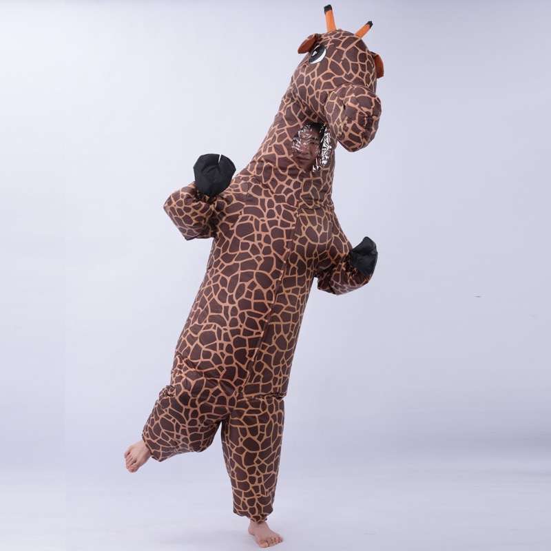 Giraffe Cosplay Aufblasbare Party-Spiel Kostüm Kleidung Werbung Förderung Karneval Halloween Weihnachten Ostern Erwachsene