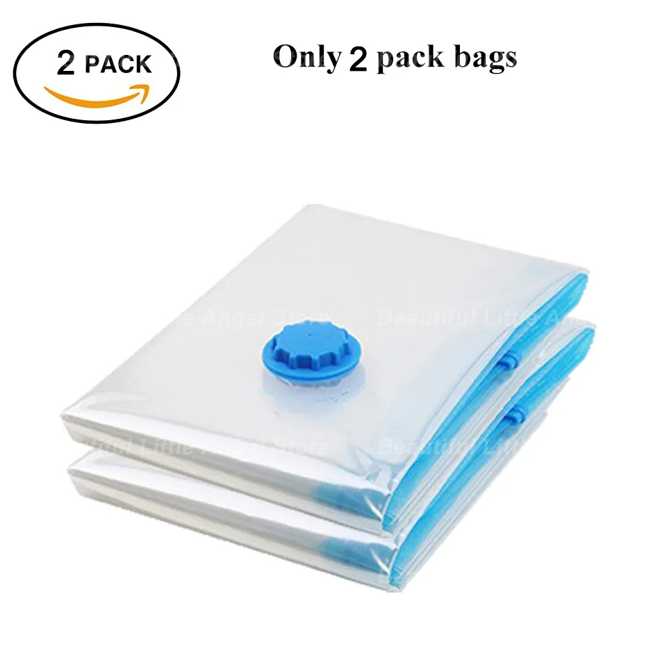 1/5Stck Vakuum Lagerung Taschen Vakuum Dichtung Beutel Platzsparende Taschen für Bettdecken Kleidung Kissen Bettwäsche Decke verpackung Lagerung