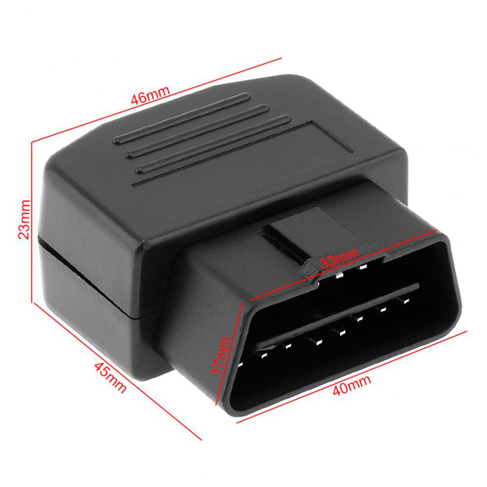 1 PCs Diagnostic plug connector OBD2 16-pin (male), connector, adapter, OBD-II socket, OBD2 connector, OBD2 housing, OBD2 plug