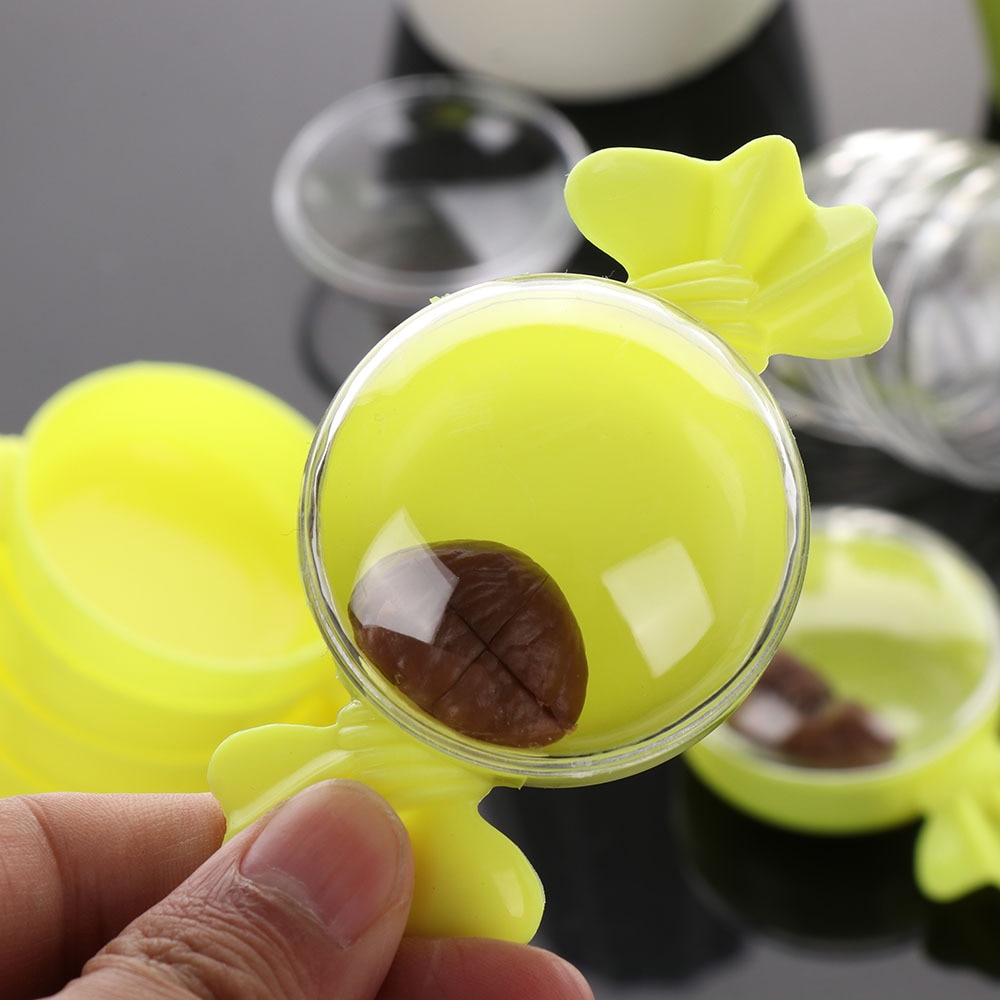 12pcs Plastic Candy Boxes Lovely Candy Shape Candy Box Organizer Chocolate Container Wedding Birthday Baby Shower Decor