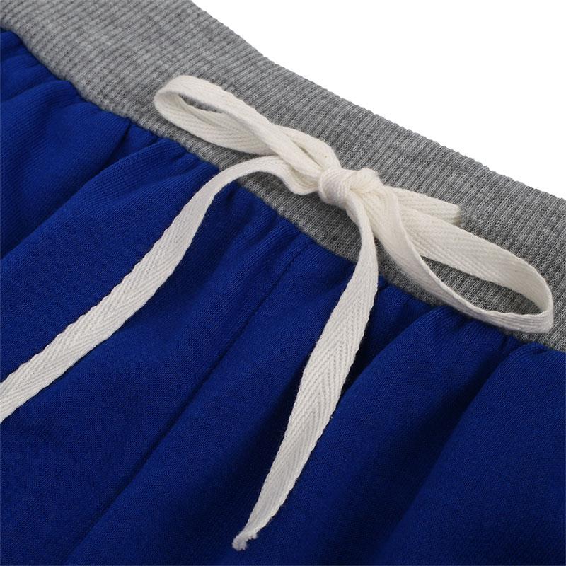 Multi-Pocket Pants XL Running Pants Half Trousers Deep-Blue Mens Beach Pants Men Pants Letters Fitness Shorts