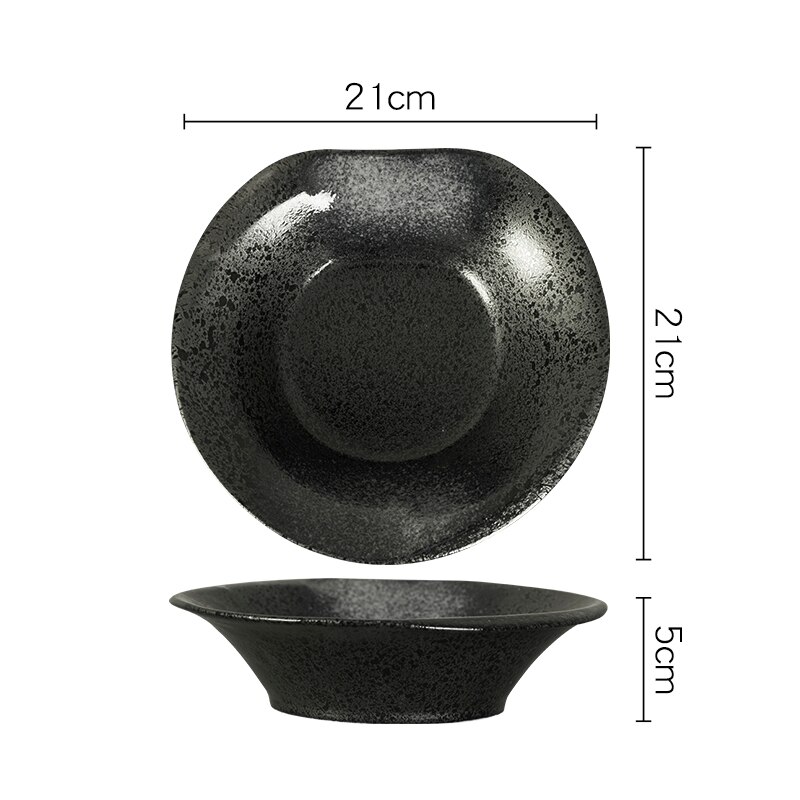 Japanese Style Plate Set Microwaveable Dinner Salad Ceramic Restaurant Plate Aesthetic Food Pratos De Jantar Tableware GTJ50: style5