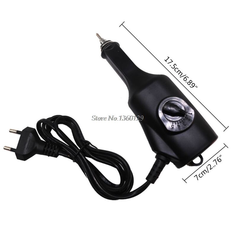 220V Electric Engraving Carving Pen Plotter Machine for Chiseling Tips on Metal Wooden Glass Plastic Ceramics Stone Surface EU