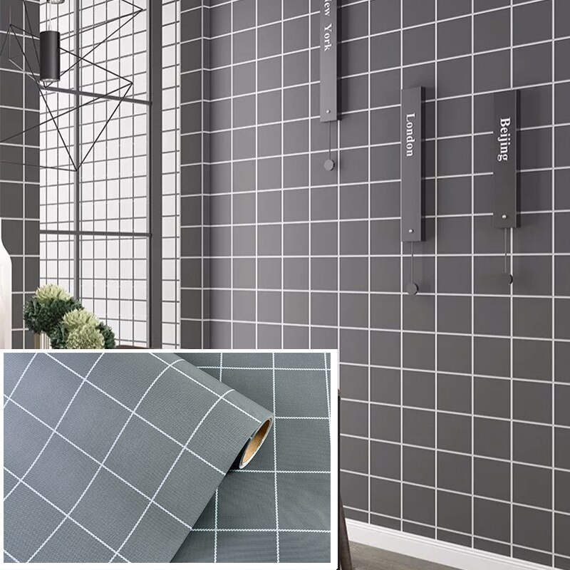 Autocollants muraux en PVC brillant imperméable | 1M/rouleau, autocollant mural pour armoire, papier peint auto-adhésif Contact d'armoire pour meubles, salle de bain, cuisine