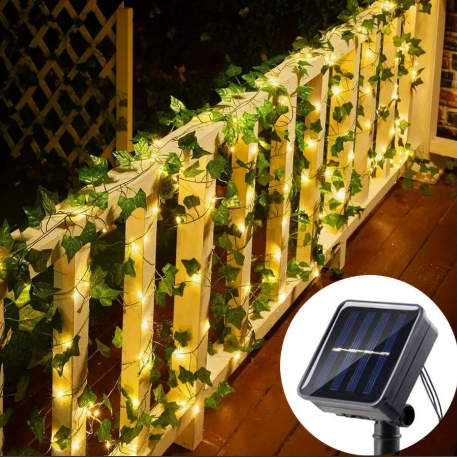 100/50/20 LED Solar Lichterkette Solar Lichter Ahornblatt Wasserdichte Outdoor Girlande Solar Lampe Weihnachten für Garten Dekoration: Blau / 350W