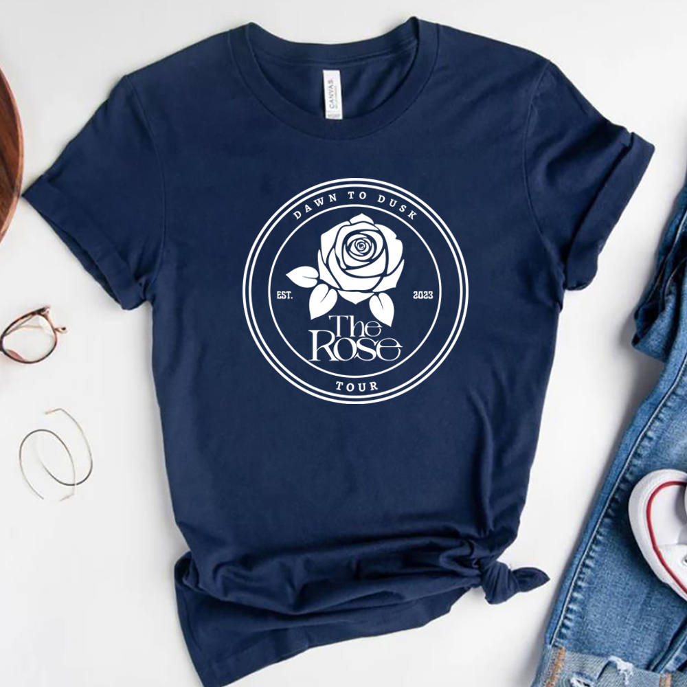 The Rose Kpop T-shirt The Rose Back To Me Shirt Korean Group Inspired Women/men Short Sleeve Tees Kim Woo-sung Jaehyeong Merch
