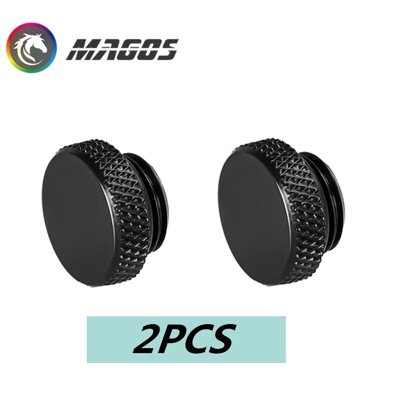 4PCS MA-PD5 G1/4&quot; Water Plug, Water Stop Plug, PC Water Cooling Fittings: Black-2