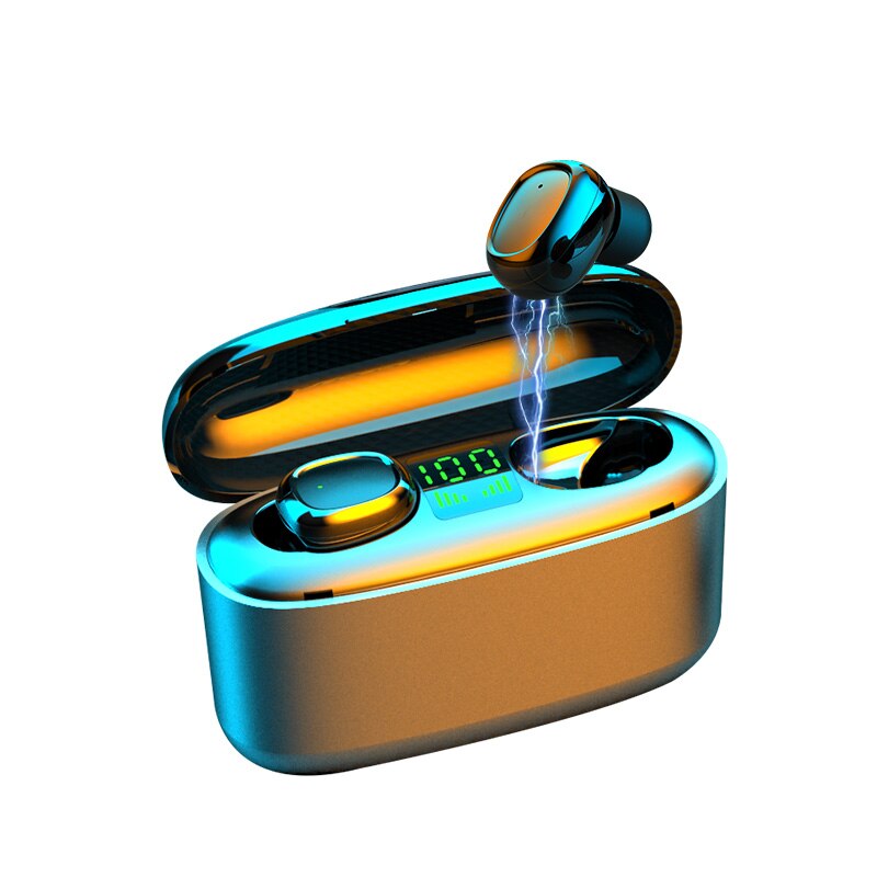 G5s bluetooth 5.0 oordopjes draadloze hoofdtelefoon met microfoon 3500 mah opladen ipx 7 waterdichte oordopjes headsets voor ios android