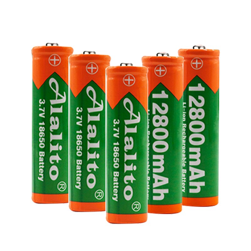 3.7V 18650 12800mAh Rechargeable Battery High Capacity Li-ion Rechargeable Battery For Flashlight Torch headlamp Battery