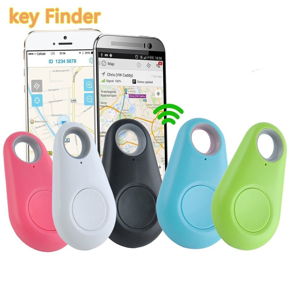 Smart Afstandsbediening Anti Verloren Sleutelhanger Alarm Bluetooth Tracker Key Finder Tags Keyfinder Localizador Bi-Directionele Finder