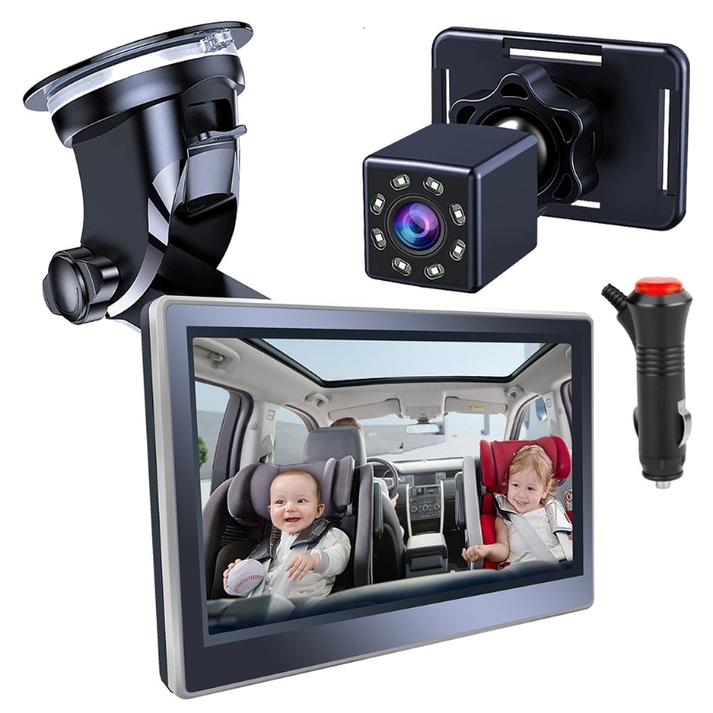 Baby Auto Spiegel, Achterbank Baby Auto Camera Met Hd Nachtzicht, observeren De Baby Bewegen Tijdens Het Rijden
