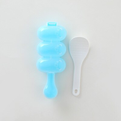 Créativité Sushi outils secouer riz balle moules pour enfants Bento accessoires fabricant maison cuisine salle à manger bricolage Sushi Onigiri Gadgets: Bleu