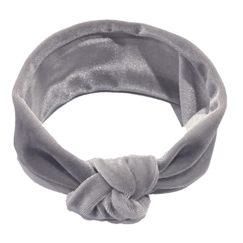 Baby strik hoofdband fluwelen kinderen meisjes haarbanden tulband voor meisjes hoofdbanden zomer bandeau bebé accessoires  b0068