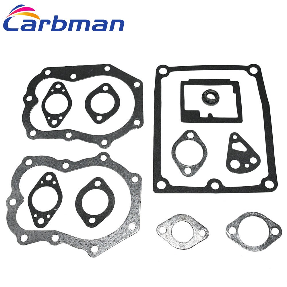 Carbman One Set Complete VALVE Gasket Kit For Briggs &amp; Stratton 495868 491856 394501 393278 Gasket Kit Engine Set