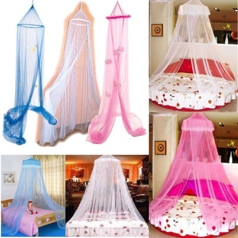 Prinzessin Bett Baldachin Netz Moskito Netz Runde Spitze Kuppel Mädchen Spielen Zelt Lesen Winkel Baby freundlicher Spiele Haus