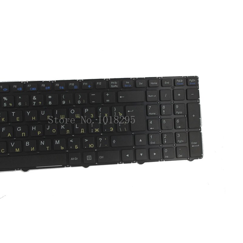 Russian keyboard for CLEVO pavilion MP-13M16EE-430 6-80-WA500-390-1 RU black without frame laptop keyboard