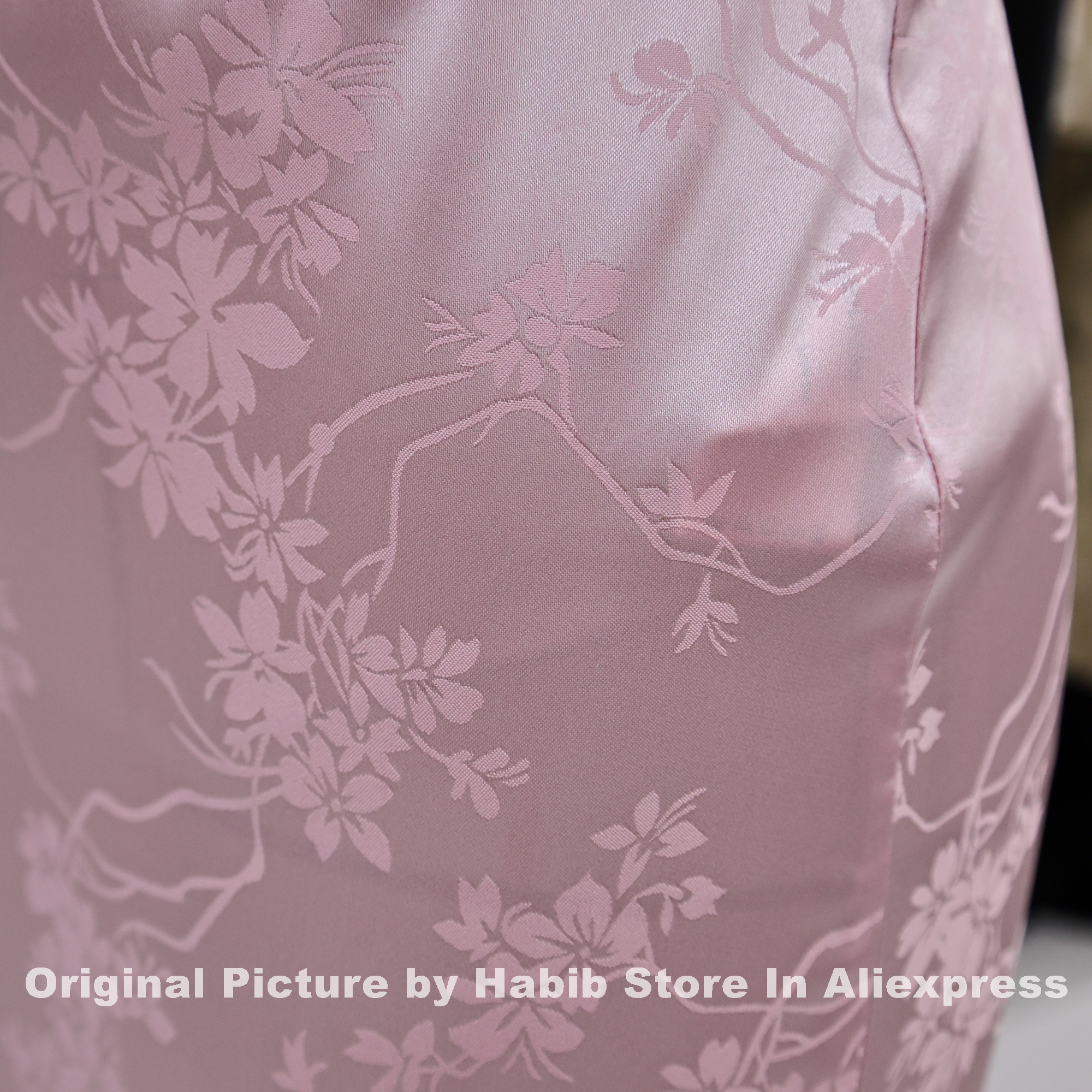Roze satijnen rokken voor dames, slanke rok met bloemenprint, skort, streetwear, casual, eenvoudig, recht model, kokerrok, midi-rok, vrouwelijk, zijdeachtig
