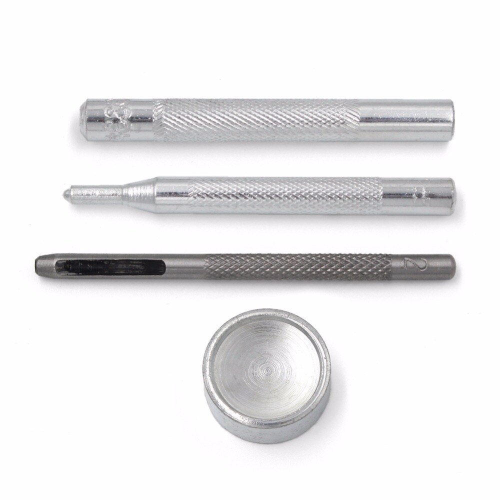 Attaches à pression en cuir, 40-120 pièces 4 couleurs, Kit de boutons en cuir, boutons à pression, outils de fixation, 12.5 Mm de diamètre