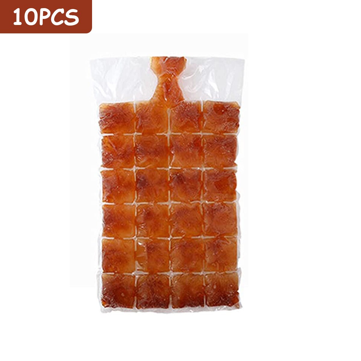 10 stücke Einweg Kunststoff Eis Tasche transparent Quadrat Herz-Förmigen Selbst-Abdichtung Gefrierfach Eis Würfel Schimmel Fach Sommer küche Utensilien: Platz