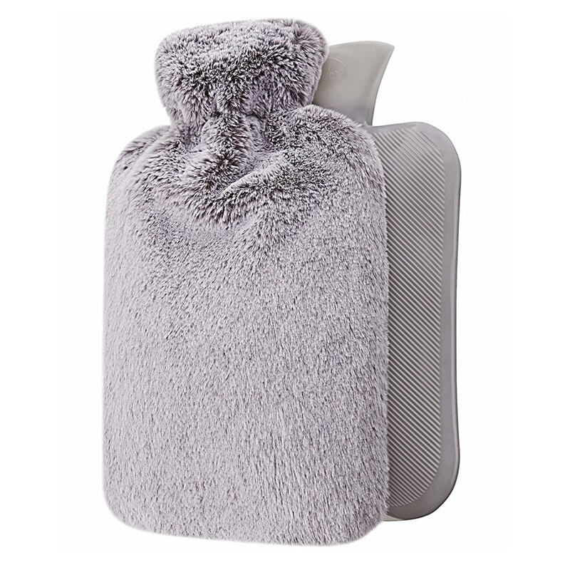 Butelka gorącej wody łóżko ciepła talia ciepły tył butelka gorącej wody z Super miękki pluszowy materiał pokrywa: Jasne