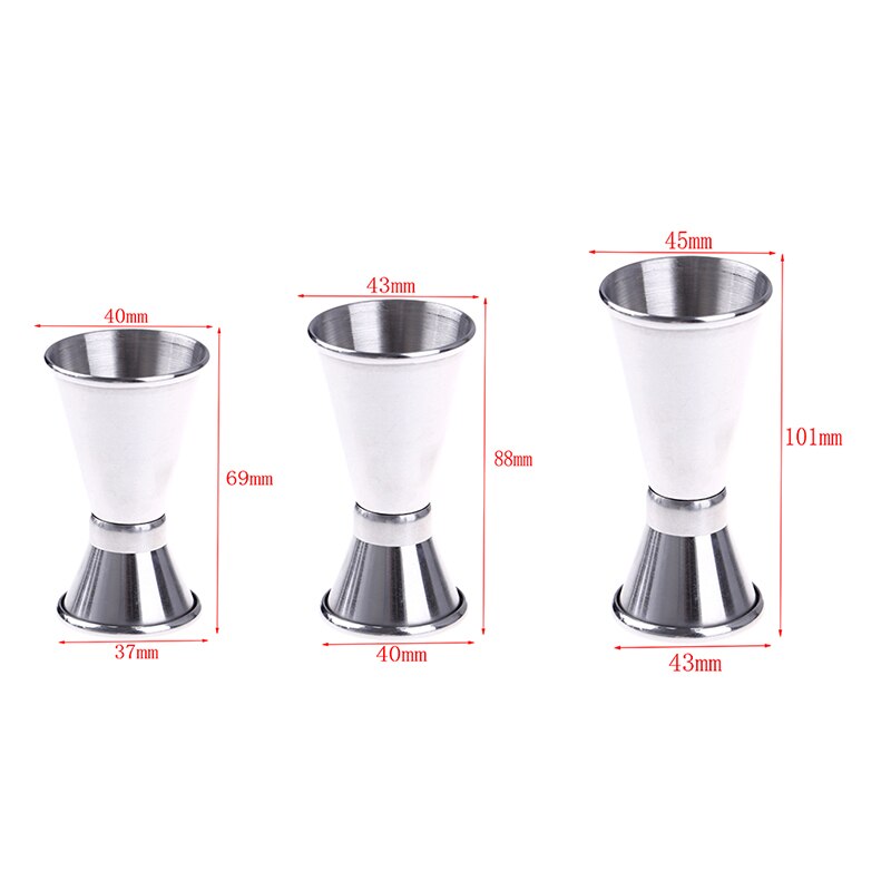 30/40/50ml Stainless Steel Cocktail Jigger Bar Measuring Cup Japanese Style Bar Tools Measures