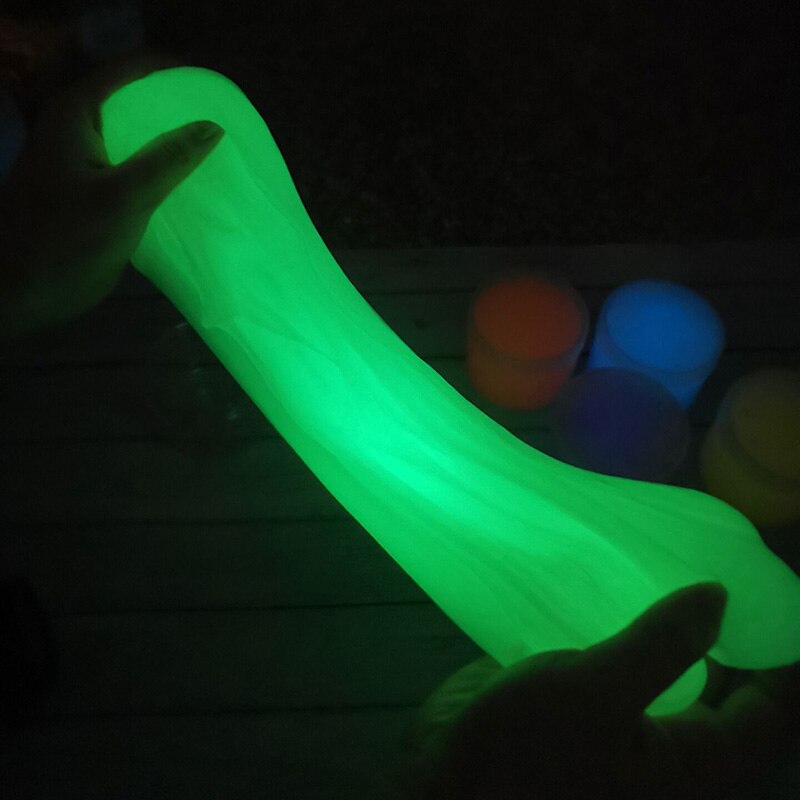 150-300ML Regenbogen Fluoreszierende Schleim Flauschigen Floam Kinder Modellierung Ton Spielzeug Polymer Pädagogisches Schleim Anti Stress Plastilin