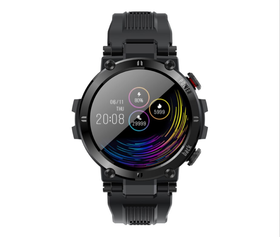 Mode Smart Horloge Armband Multi-Sport Bloed Zuurstof Hartslag Bloeddruk Stap Bericht Push IP68 Waterdicht
