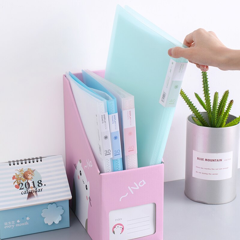Displaybook Transparent Information Book Insert Folder Multi-layer Folder Student Folder Music Score Folder File Organizer