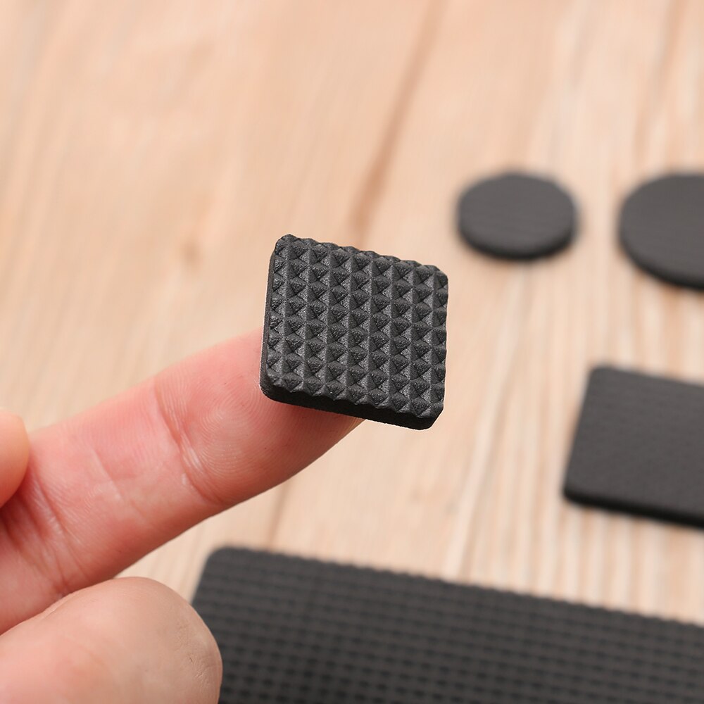 1 vel geometrische vorm zachte verdikking meubelpootbeschermers zelfklevend anti-geluid antislipmat vloerbeschermer stoelbevestigingen