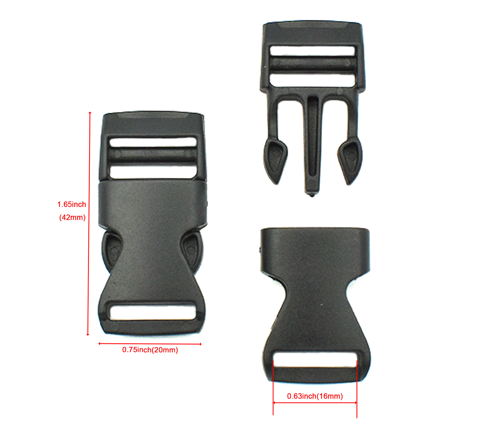 Plastic Gesp Verstelbare Quick Side Release Gesp Rugzak Gesp Is Gebruikt Voor Diy Maken Bagage Riem Huisdier Kraag En Singels