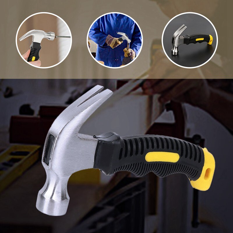 Draagbare Mini Shockproof Klauw Hamer Auto Multifunctionele Hamer Hamer Ontsnappen Hamer Anti-Slip Plastic Klauw Hamer Huishouden tool