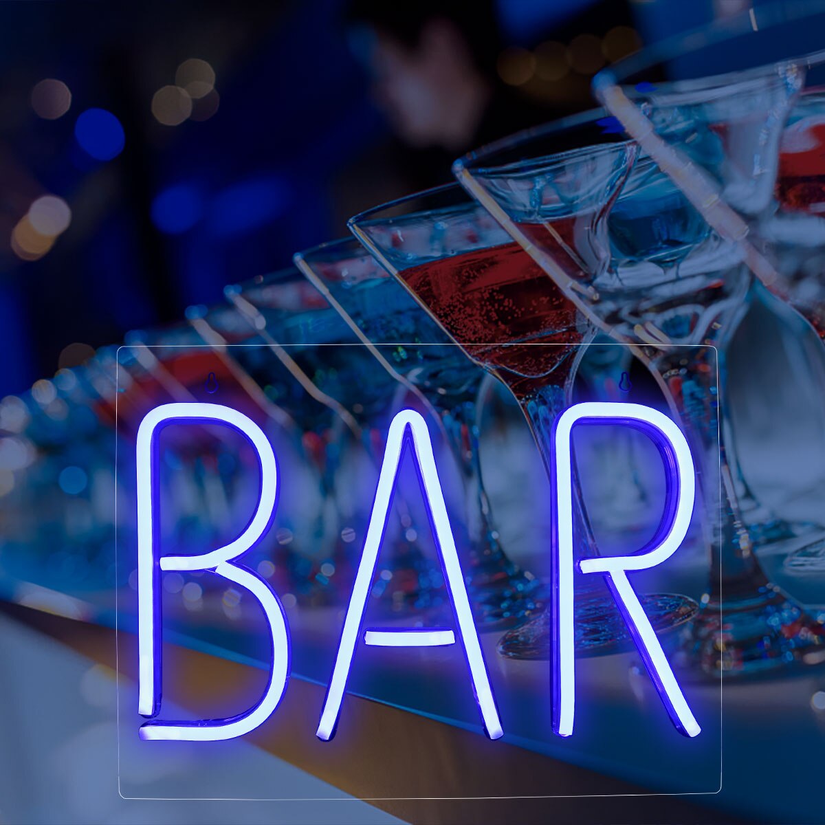 Ineonlife Led Bar Neon Borden Licht Voor Bar Brief Neon Brief Muur Opknoping Verlichting Usb Of Batterij Aangedreven Party Club room Decor