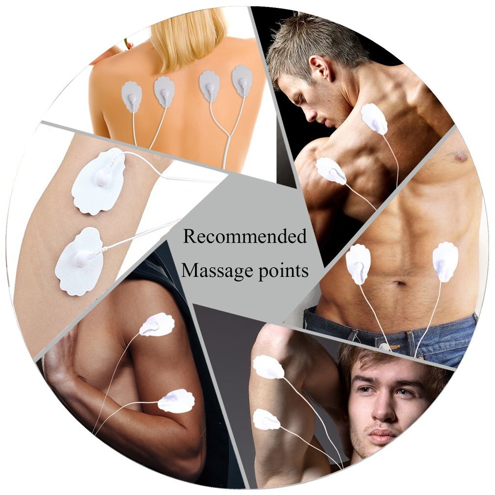 Compact Improving Microcirculation Comfortable Massage 20S Default Timer 2 Output 16 Modes 20 Level Intensity Mini Massager