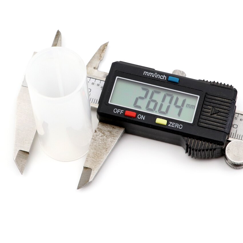 2 piezas 18650 batería a 26650 Adaptador convertidor 18650 tubo para 26650 linterna led antorcha