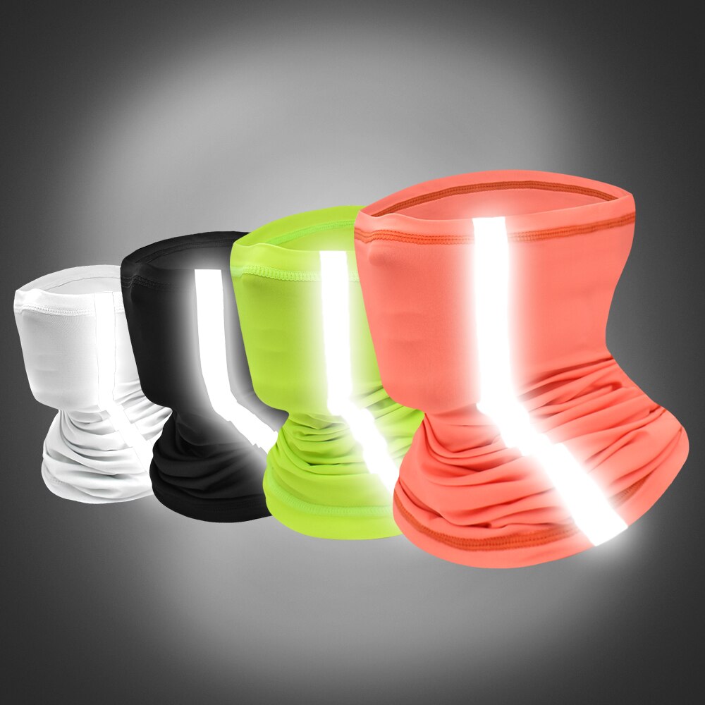 WOSAWE-Bandana reflectante para senderismo para hombre, bufanda deportiva para ciclismo, MTB, media cara
