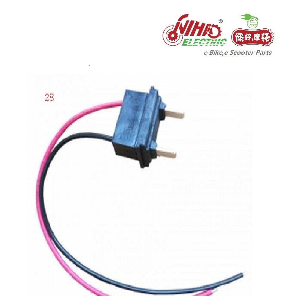 Conector de descarga de 43 E-BIKE para batería de pez plateado para bicicleta eléctrica Scooter E bicicletas piezas de motor NIHAO ZTECH