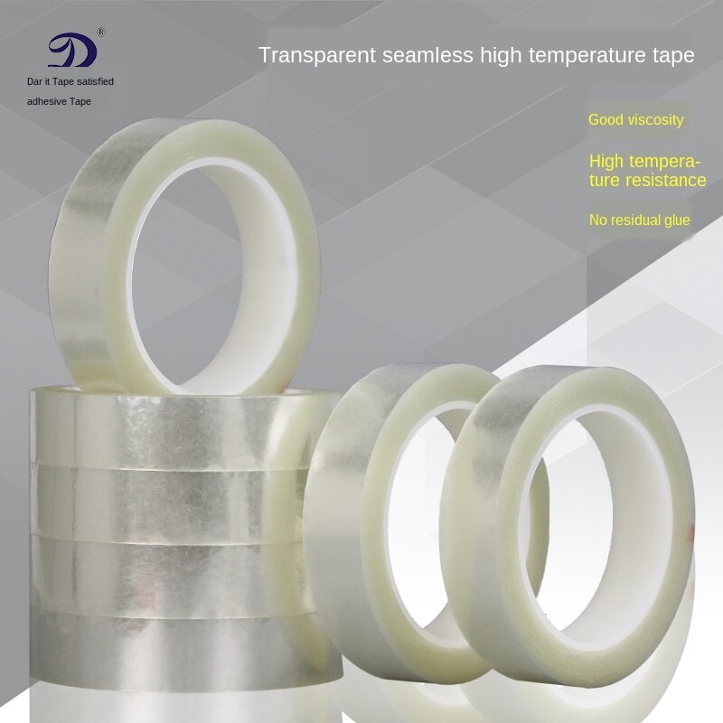 Transparent PET Tape Electrical Insulation Tape Transparent Tapes Film Heat-resistant One-sided Adhesive Tape