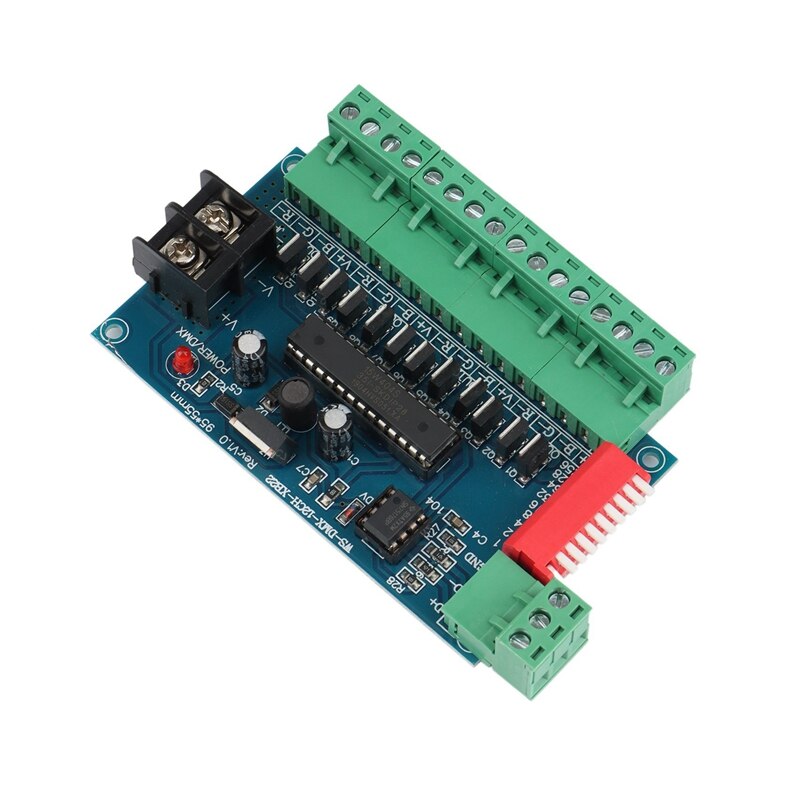 DC5V-24V 12CH DMX512 Led Decoder 12 Kanalen Dmx 3P Constante Spanning Controller Dimmer Voor Led Verlichting Lamp Modules