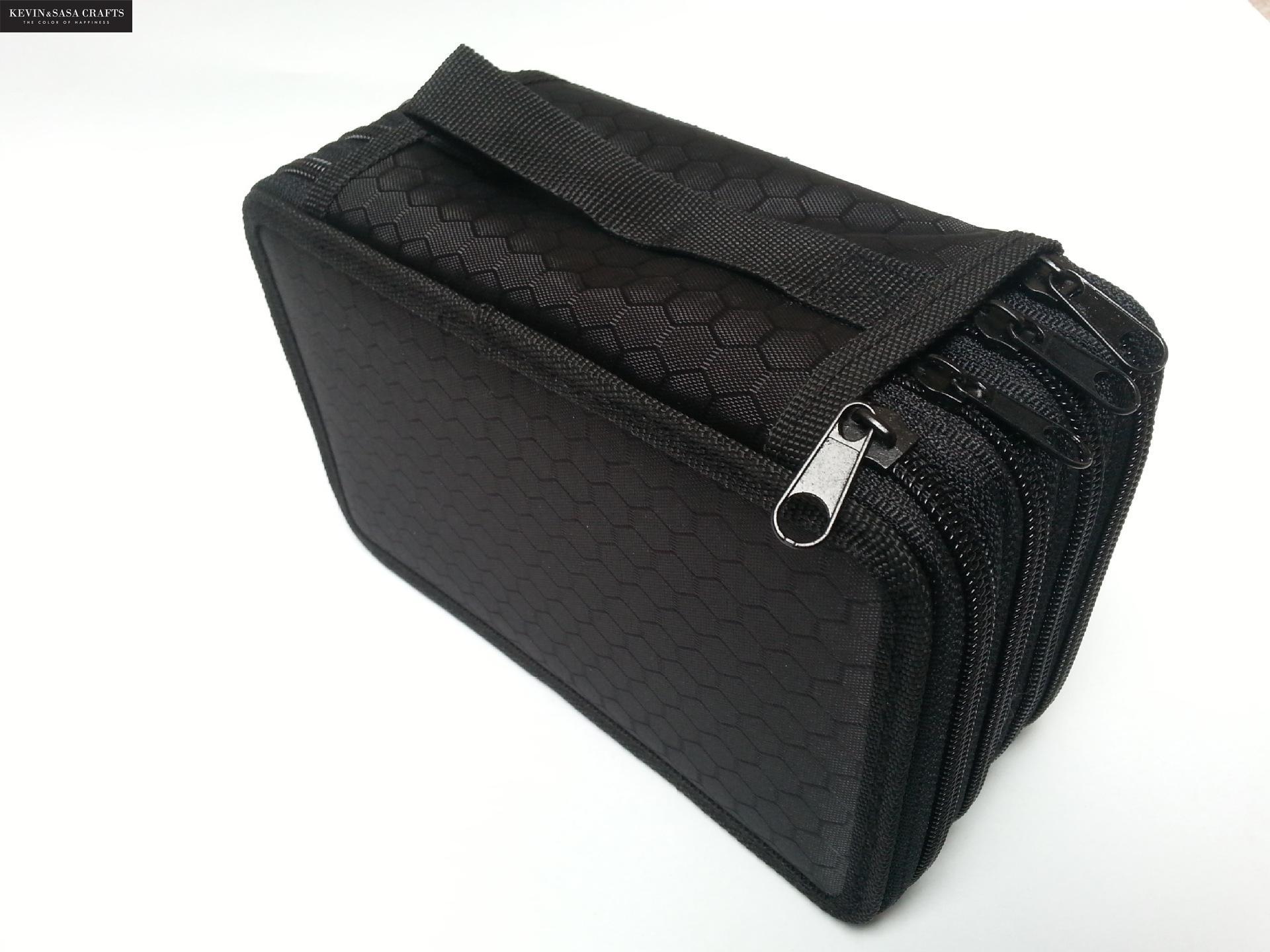 Estuche para lápices de 4 ° piso, colorido, gran capacidad, material escolar, papelería, , caja de lápices estuche, bolsa para lápices