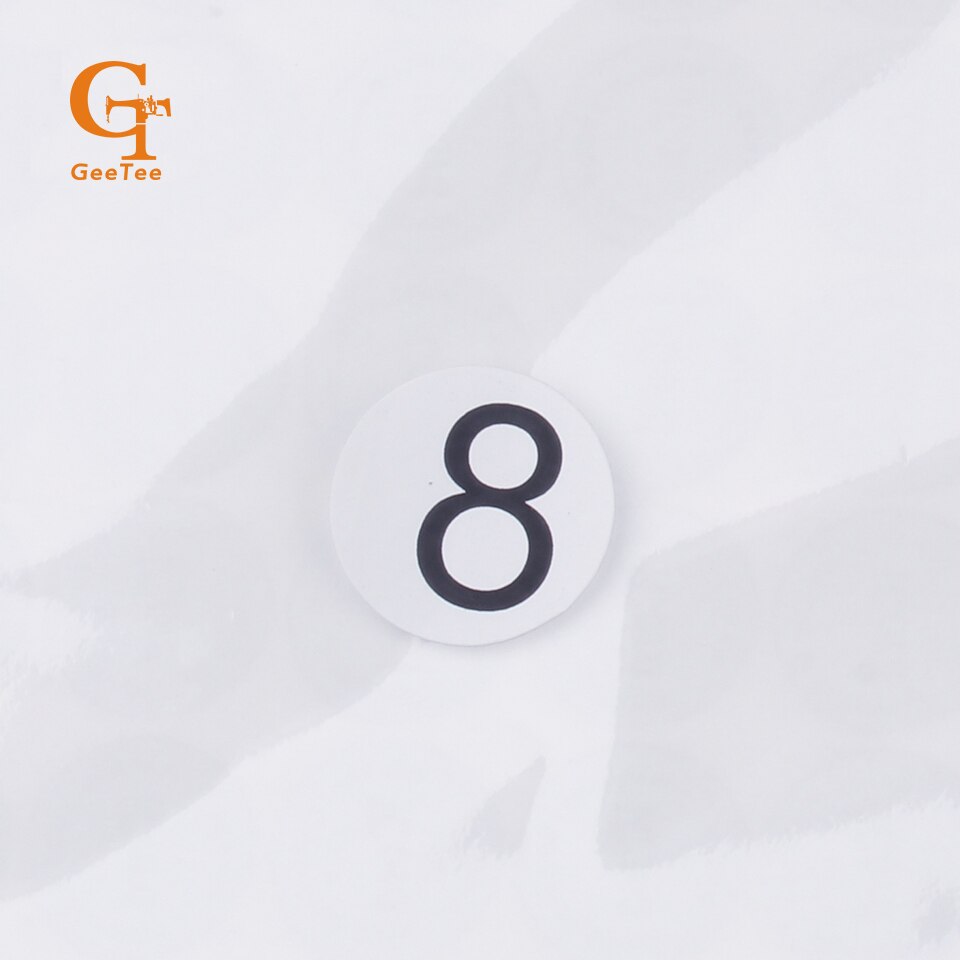 XS SML XL XXL XXXL Ronde zelfklevende Kleding garment Maat Stickers, kledingstuk Size Labels stok, lijm ronde size sticker