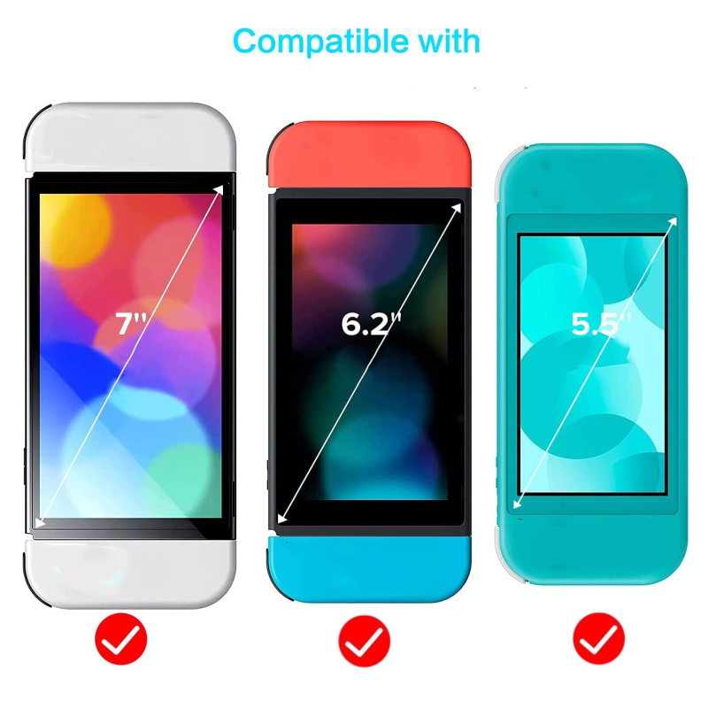 1-3Pack Bildschirm Schutz Glas Für Nintendo Schalter Transparente Schutz Film Für Nintendos Schalter Lite Vidio Spiel Schutz