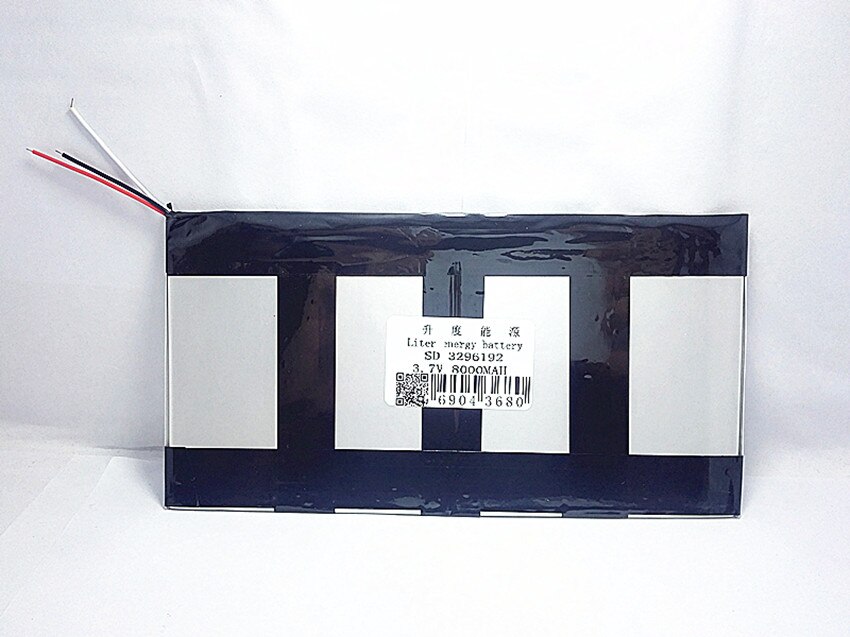 3,7 v 8000mAh para Teclast X98 air 3G P98 3G, chuwi v99i Tablet batería de PC 3 wire perfecta de grandes capacidades alternativa