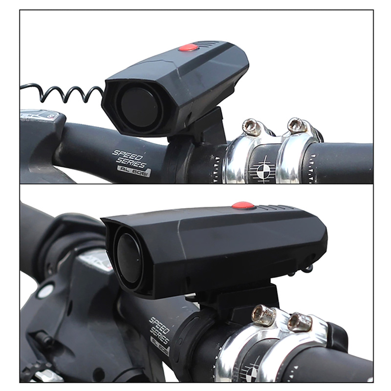 Electronic Bicycle Bell Cycling Horns Bike Bicycle Handlebar Ring Bell Horn Strong Loud Air Alarm Bell Sound Bike Horn Accessory