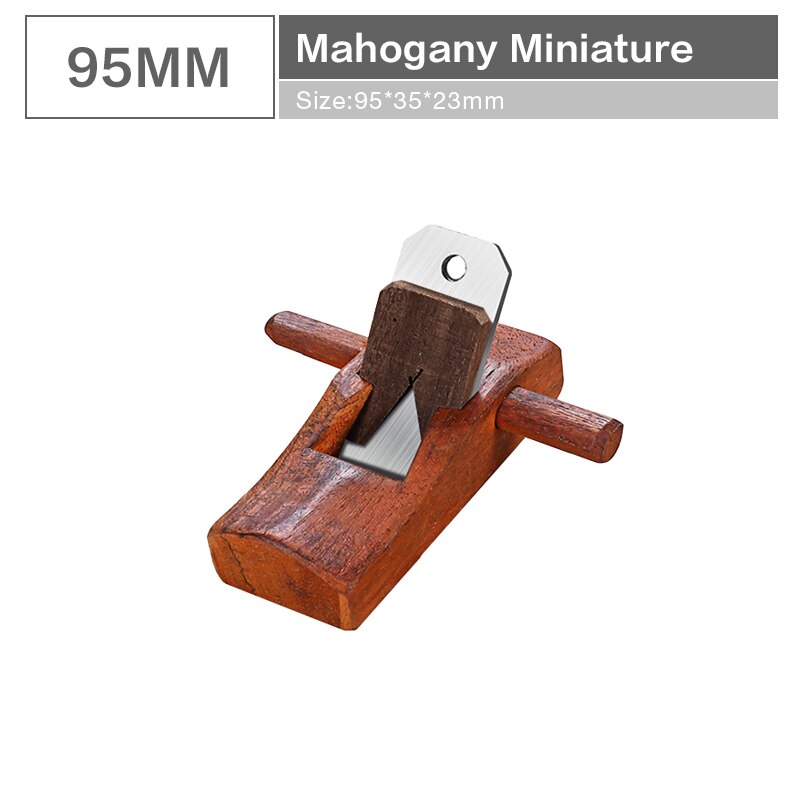 DTBD Woodworking Hand Planer Wood Planer Tool Flat Plane Bottom Edge Wood Trimming Tools For For Carpenter Woodcraft Tool: 95MM Mahogany